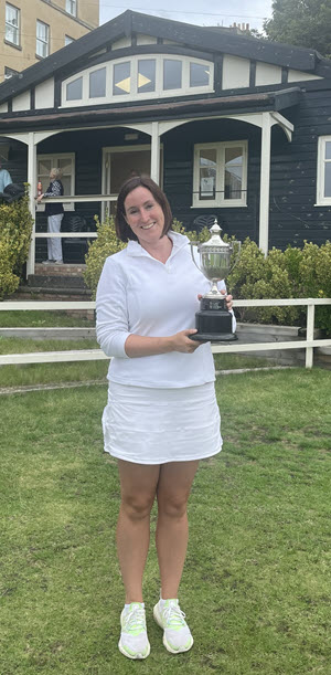 Picture: Alex McIntyre - Sophie McGlen with the Selectors Weekend Trophy